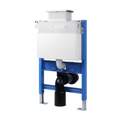 BALNEO - pack bâti-support encastré low + cuvette WC LUNA tornado - ensemble pour toilette
