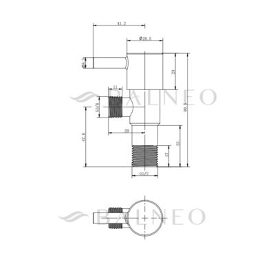 BALNEO d'angle à tête céramique 1/2 x 1/2 noir de — free download