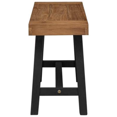 Banc 110 cm Bois massif de teck vidaXL