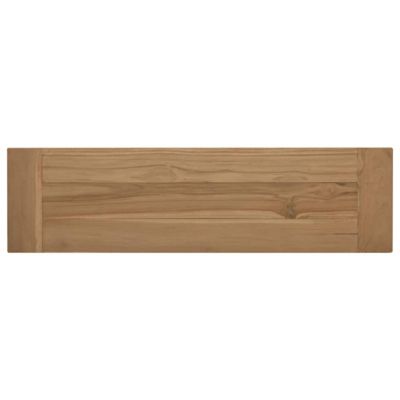 Banc 110 cm Bois massif de teck vidaXL