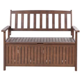 Banc Bois 120 cm Bois foncé SOVANA