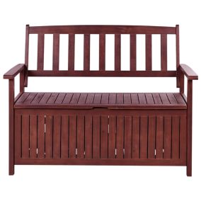 Banc Bois 120 cm Rouge foncé SOVANA