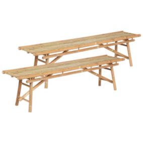 Banc Bois 180 cm Bois clair TINDARI