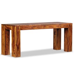 Banc Bois massif 110x35x45 cm vidaXL