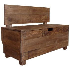 Banc bois massif d'acajou 86x40x60 cm vidaXL