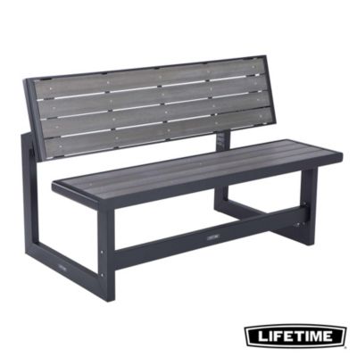Banc Convertible en Table Picnic Gris (141 cm) LIFETIME 60253