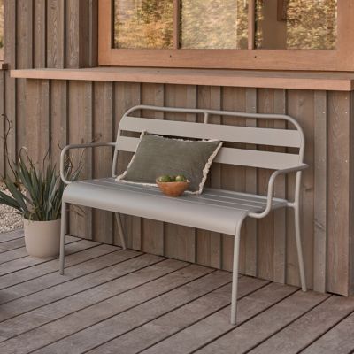 Banc de jardin en aluminium 2 places
