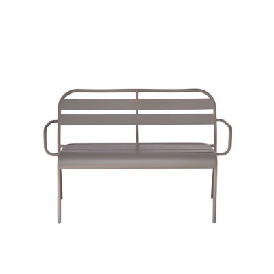 Banc de jardin en aluminium 2 places