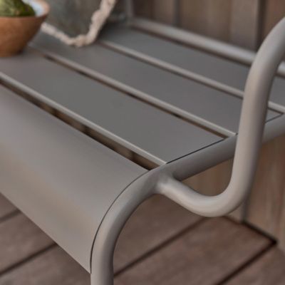 Banc de jardin en aluminium 2 places