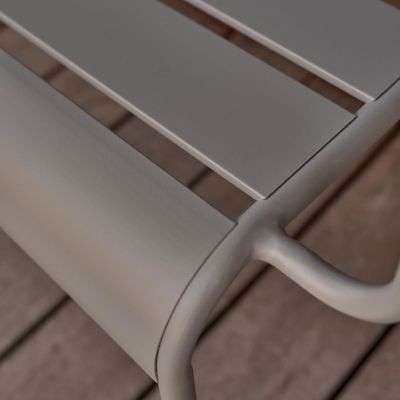 Banc de jardin en aluminium 2 places