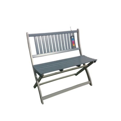 Banc De Jardin En Bois Burano Gris Castorama