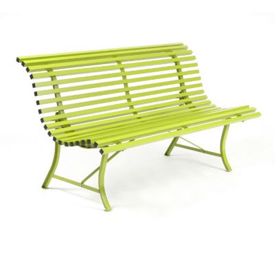 Banc De Jardin En Metal Louisiane Verveine Castorama