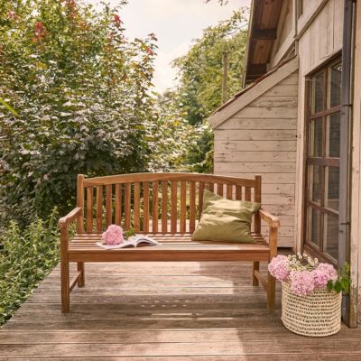 Banc de jardin en teck huilé 3 places
