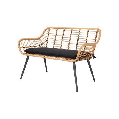 Banc De Jardin Goodhome Apolima Effet Rotin Marron Castorama