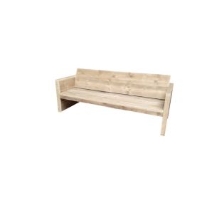 Banc de jardin - kit à assembler - 140Lx63Dx72H Cm Wood4you