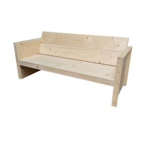 Banc de jardin - kit à assembler - 140Lx63Dx72H Cm Wood4you