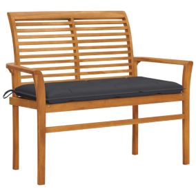 Banc de jardin meuble de patio bois Helloshop26