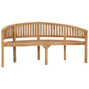 Banc de jardin meuble de patio bois Helloshop26