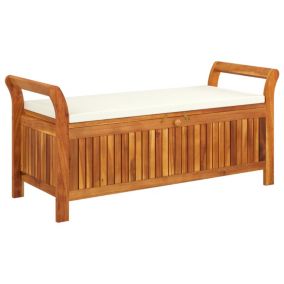 Banc de jardin meuble de patio bois Helloshop26