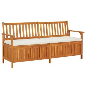 Banc de jardin meuble de patio bois Helloshop26