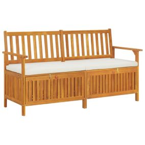 Banc de jardin meuble de patio bois Helloshop26