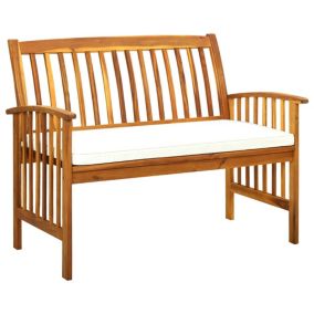 Banc de jardin meuble de patio bois Helloshop26