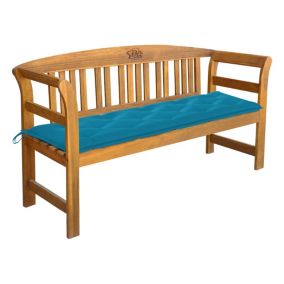 Banc de jardin meuble de patio bois Helloshop26