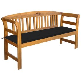 Banc de jardin meuble de patio bois Helloshop26