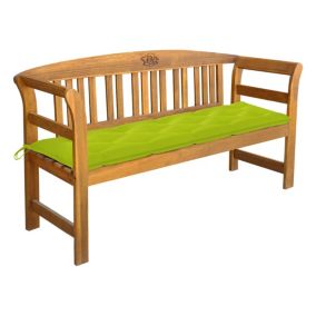 Banc de jardin meuble de patio bois Helloshop26