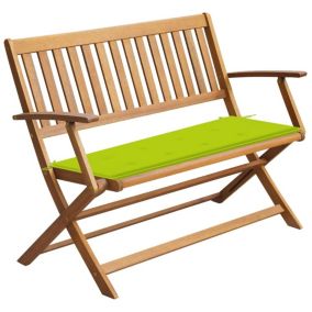 Banc de jardin meuble de patio bois Helloshop26