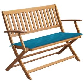 Banc de jardin meuble de patio bois Helloshop26