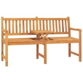 Banc de jardin meuble de patio bois Helloshop26