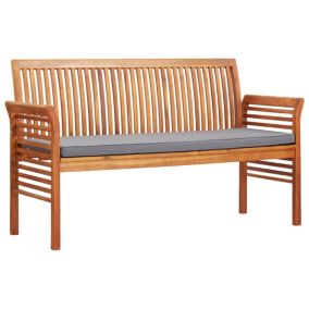 Banc de jardin meuble de patio bois Helloshop26