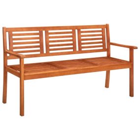 Banc de jardin meuble de patio bois Helloshop26