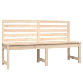 Banc de jardin meuble de patio bois Helloshop26