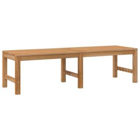 Banc de jardin meuble de patio bois Helloshop26