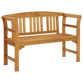 Banc de jardin meuble de patio bois Helloshop26