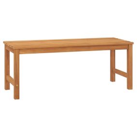 Banc de jardin meuble de patio bois Helloshop26