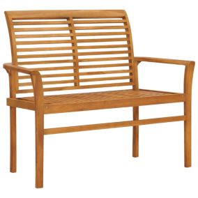 Banc de jardin meuble de patio bois Helloshop26