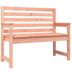 Banc de jardin meuble de patio bois Helloshop26