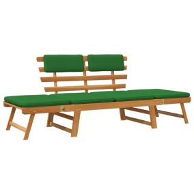 Banc de jardin meuble de patio bois Helloshop26