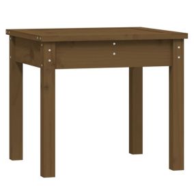 Banc de jardin meuble de patio bois marron Helloshop26