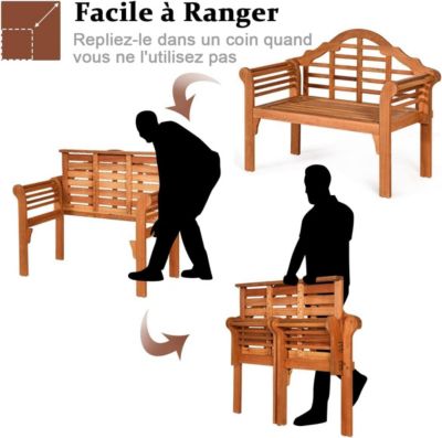 Bac à Sable 4 En 1 FANTASK 120x120 Cm – Avec Banc Pliable, Table De Pique-nique, Toit Pare-soleil Réglable (34-129 Cm), 2 Lavabos, Couvercle, Bâche, En Bois De Sapin