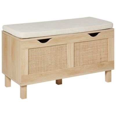 Banc de rangement WASHINGTON Marron clair