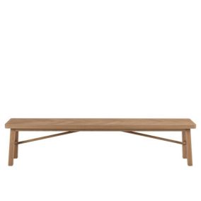 Banc de salle à manger en chêne de style scandinave L200 - WALY