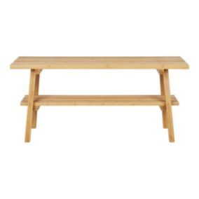 Banc Ember, Marron, Bambou, 70x28x45 cm, EPIKASA