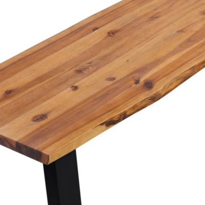 Banc en bois d'acacia massif 160 cm vidaXL