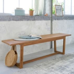 Banc en bois de teck massif 160 cm