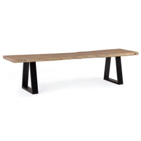 Banc en bois et métal - CONNEMARA
