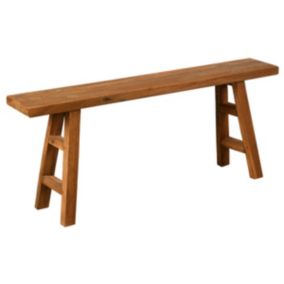 Banc en bois recyclé Tak 120 x 25 x 50 Type: Banc et banquette